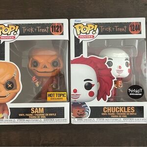Trick ‘r Treat funko bundle - Sam and Chuckles hot topic and spirit exclusives